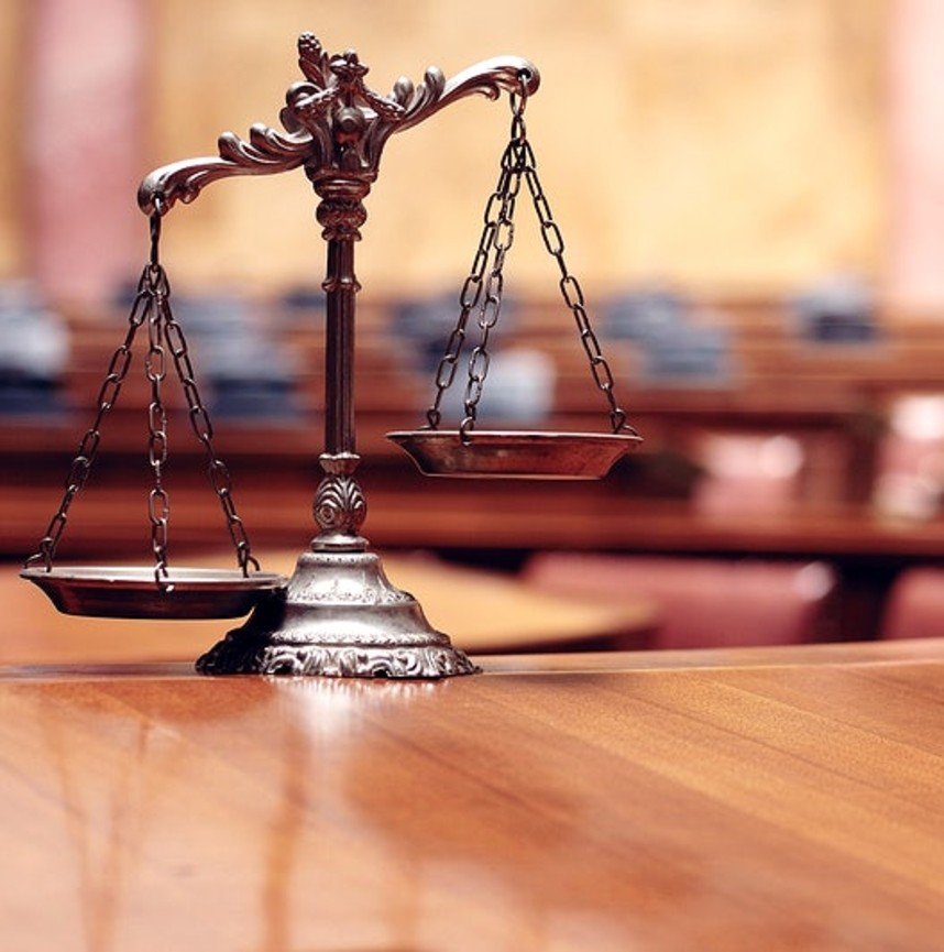 Image justice bureau et documents